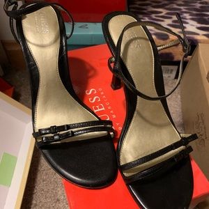 Guess black strappy sandal